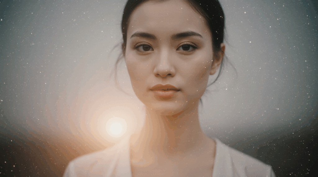 Nos reconheceremos no céu - pessoa contemplando a eternidade