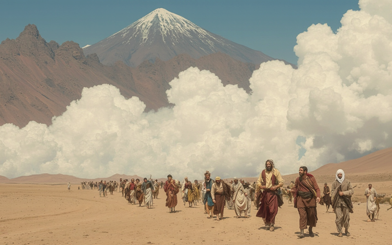 Pessoa em oração contemplando os 10 mandamentos bíblicos em ambiente sereno e inspirador